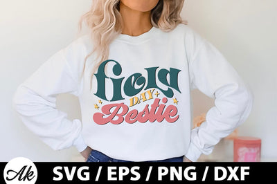 Field day bestie Retro SVG SVG akazaddesign 