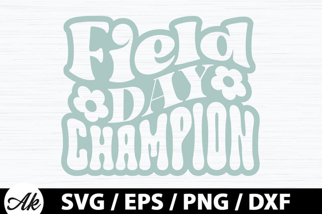 Field day champion Retro SVG SVG akazaddesign 