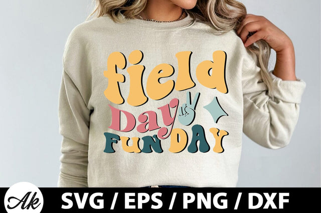 Field day fun day Retro SVG SVG akazaddesign 