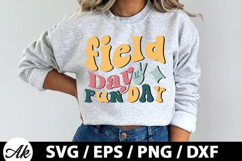 Field day fun day Retro SVG SVG akazaddesign 