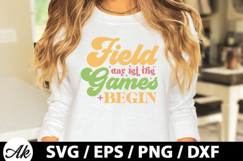 Field day let the games begin Retro SVG SVG akazaddesign 