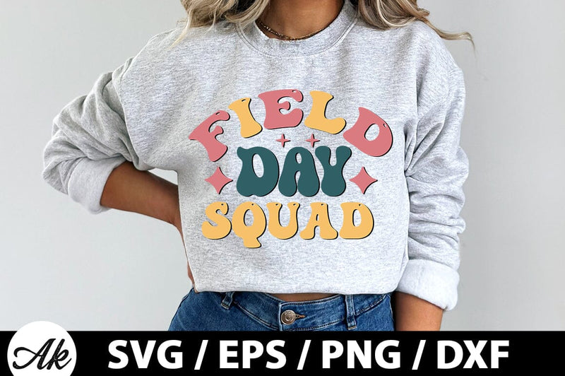 Field day squad Retro SVG SVG akazaddesign 