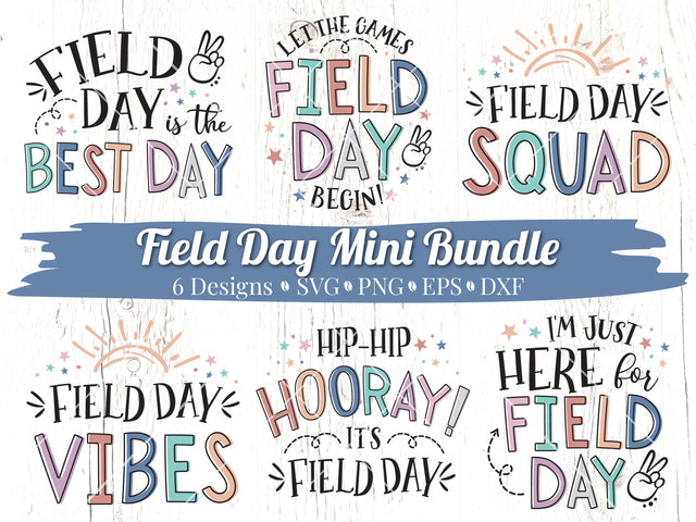 Field Day SVG Bundle SVG Caffeinated SVGs 