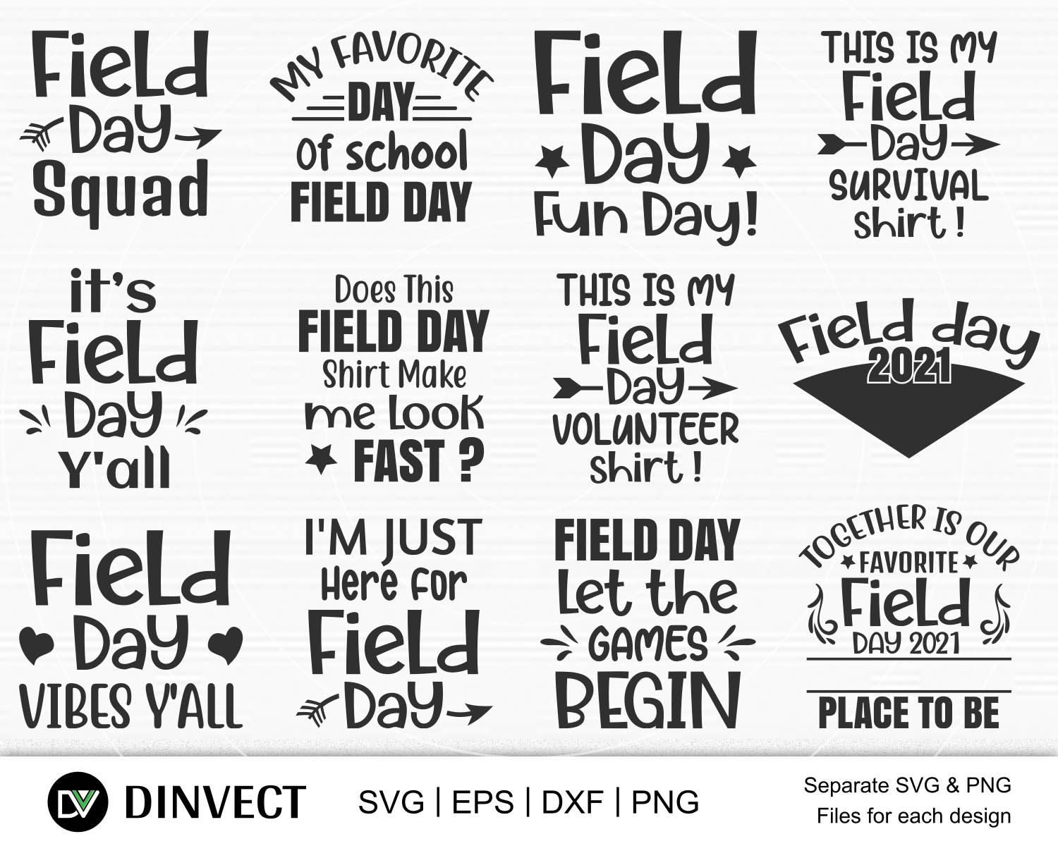 Field Day Let the Games Begins Field Day Vibes Svg (Instant Download) 