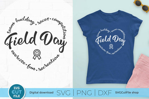 Field day svg, school field day, school svg, sports mom, spring, svg dxf png, teacher svg, track and field, volunteer, fall, field day SVG SVG Cut File 