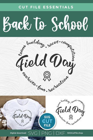 Field day svg, school field day, school svg, sports mom, spring, svg dxf png, teacher svg, track and field, volunteer, fall, field day SVG SVG Cut File 