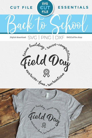 Field day svg, school field day, school svg, sports mom, spring, svg dxf png, teacher svg, track and field, volunteer, fall, field day SVG SVG Cut File 