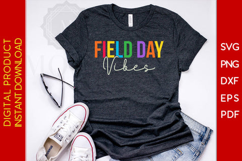 Field Day Vibes Back To School SVG PNG PDF Cut File SVG Creativedesigntee 