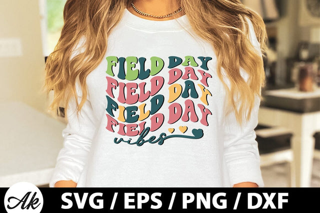 Field day vibes Retro SVG SVG akazaddesign 