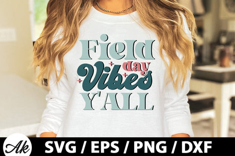 Field day vibes y'all Retro SVG SVG akazaddesign 