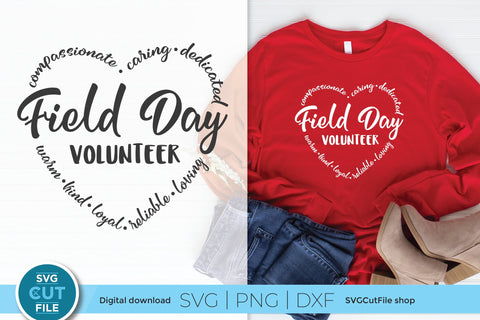 Field day volunteer svg SVG SVG Cut File 