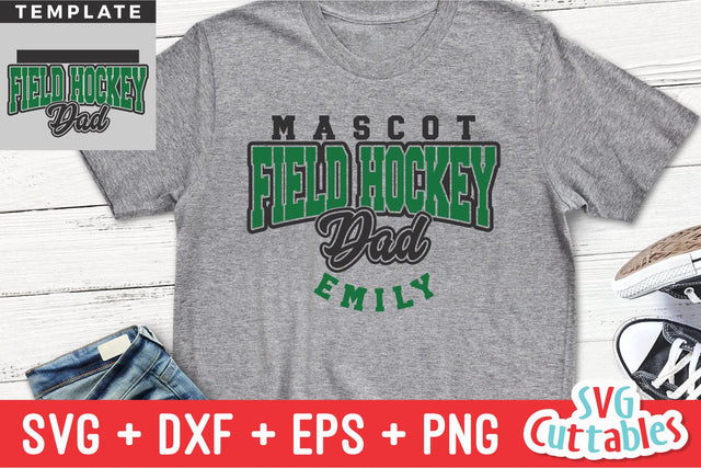 Field Hockey svg - Field Hockey Dad Template 004 - svg - eps - dxf - Silhouette - Cricut Cut File - Fill It In - Digital File SVG Svg Cuttables 