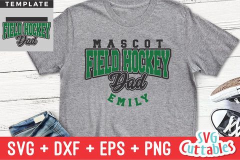 Field Hockey svg - Field Hockey Dad Template 004 - svg - eps - dxf - Silhouette - Cricut Cut File - Fill It In - Digital File SVG Svg Cuttables 