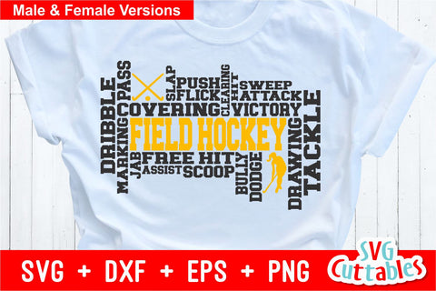 Field Hockey Word Art SVG Svg Cuttables 
