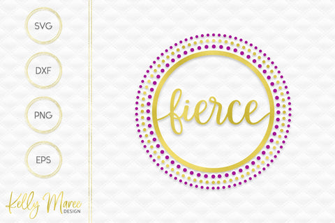 Fierce Dotted Circle Kelly Maree Design 