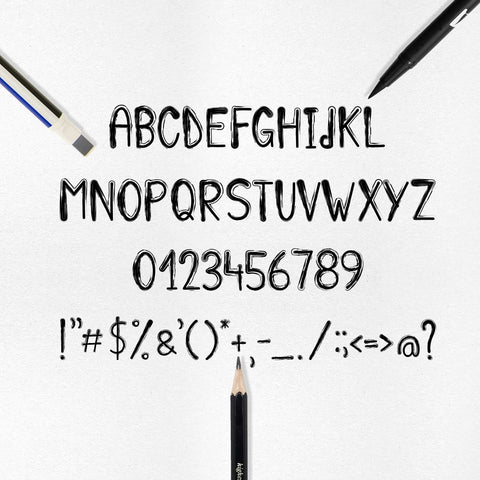 Fierce Ink Font - A New Brush Font Font MasterFontStore 