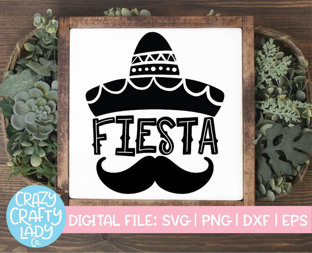 Fiesta | Cinco de Mayo SVG Cut File SVG Crazy Crafty Lady Co. 