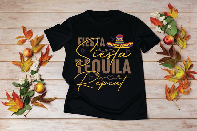 Fiesta Siesta Tequila Repeat SVG SVG MStudio 