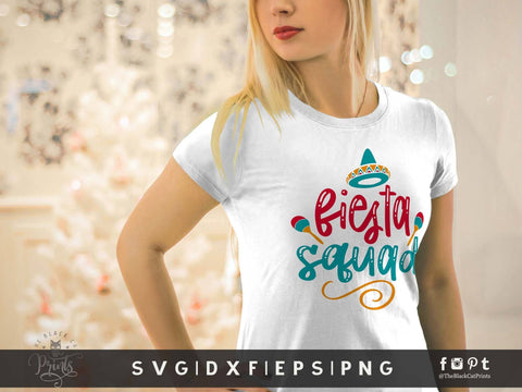 Fiesta Squad | Cinco De Mayo Cut File SVG TheBlackCatPrints 