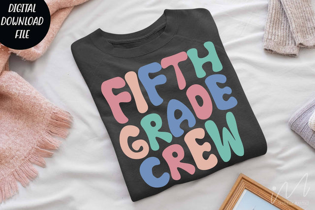 Fifth grade crew svg, Fifth grade crew t shirt, Teacher shirt svg, Teacher gift svg,gift for teacher svg, Teacher svg,Comfort Colors Shirt SVG Isabella Machell 