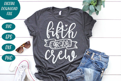 Fifth grade crew svg, Halloween t shirt svg, Fifth grade crew t shirt, Teacher shirt svg, Teacher gift svg,gift for teacher svg, Teacher svg,Comfort Colors Shirt SVG Isabella Machell 