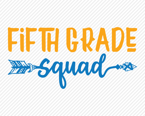 Fifth Grade Squad | School SVG SVG Texas Southern Cuts 