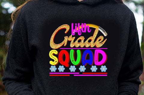 Fifth Grade Squad Sublimation SVGArt 