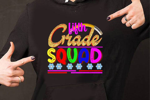 Fifth Grade Squad Sublimation SVGArt 
