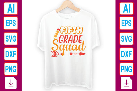 Fifth Grade Squad SVG Craftlabsvg24 