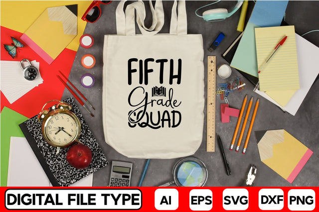 Fifth Grade Squad SVG CraftlabSvg29 