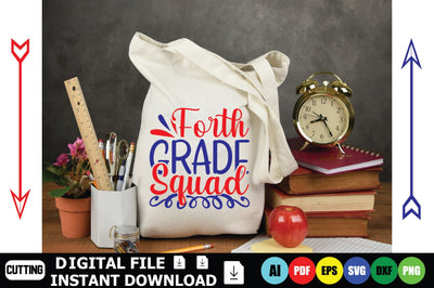 Fifth Grade Squad SVG Shahin alam 