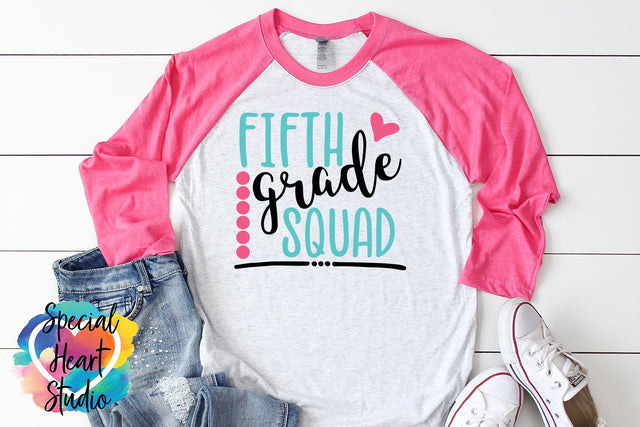 Fifth Grade Squad SVG Special Heart Studio 