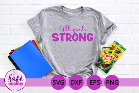 Fifth Grade Teachers Cut File Bundle SVG Safi Design 