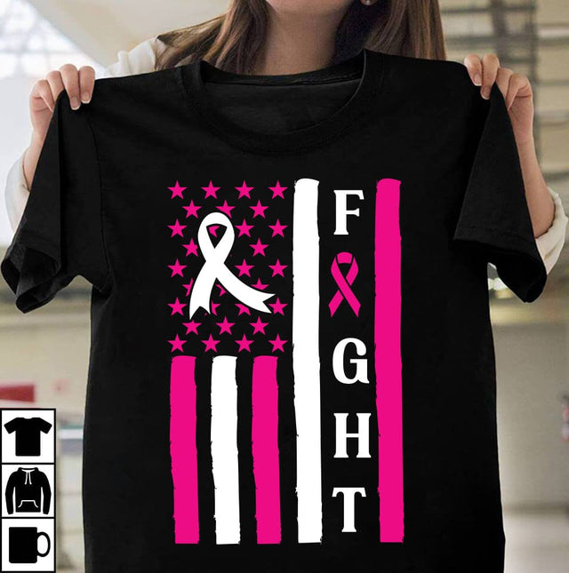 Fight Awareness SVG Cut File , Fight Awareness Sublimation PNG SVG BlackCatsMedia 