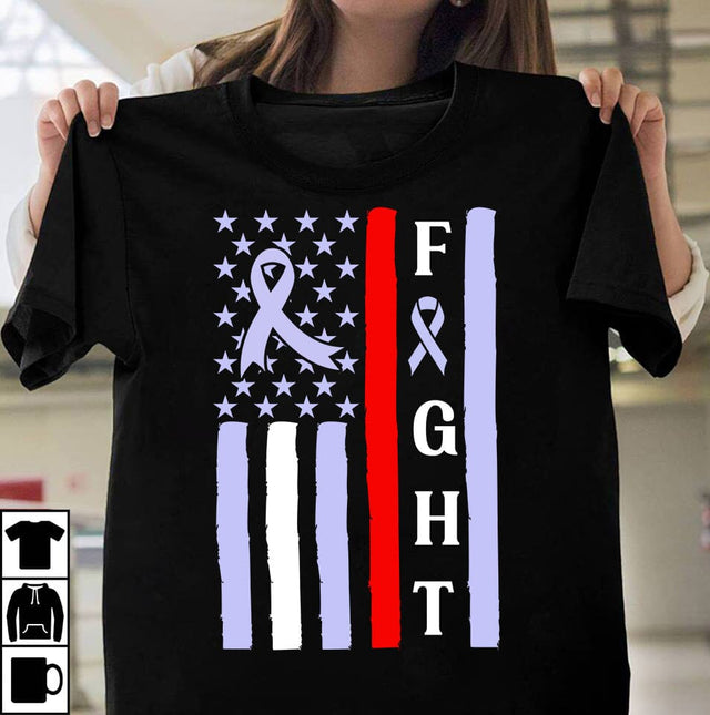 Fight Awareness SVG Cut File , Fight Awareness Sublimation PNG SVG BlackCatsMedia 