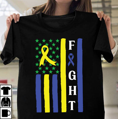 Fight Awareness SVG Cut File , Fight Awareness Sublimation PNG SVG BlackCatsMedia 