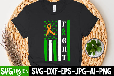 Fight Awareness SVG Cut File, Fight Flag SVG Cut File, Awareness Sublimation Design SVG BlackCatsMedia 