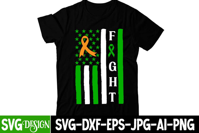 Fight Awareness SVG Cut File, Fight Flag SVG Cut File, Awareness Sublimation Design SVG BlackCatsMedia 