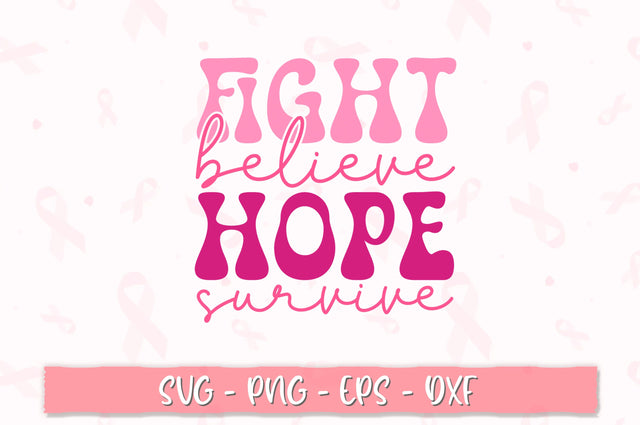 Fight believe hope survive PNG SVG Shetara Begum 