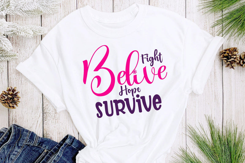 Fight Belive Hope Survive svg SVG orpitasn 