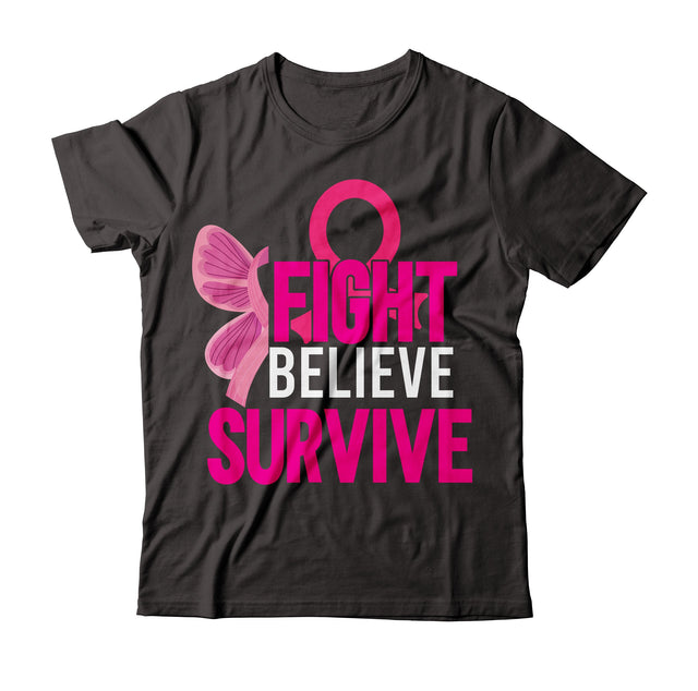 Fight Belive Survive SVG Cut File SVG BlackCatsMedia 