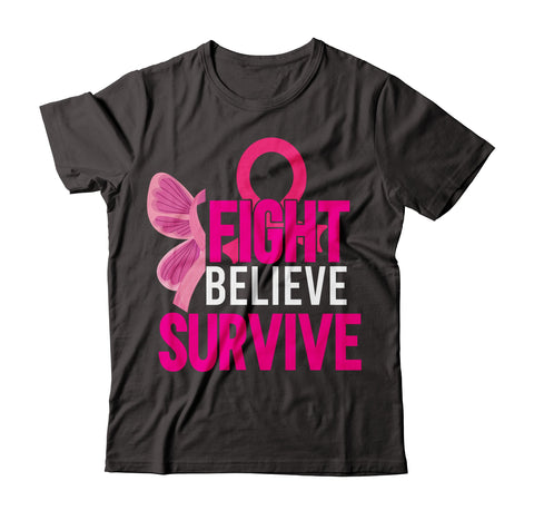 Fight Belive Survive SVG Cut File SVG BlackCatsMedia 