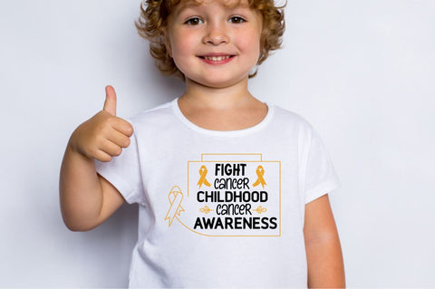 Fight cancer childhood cancer awareness SVG SVG DESIGNISTIC 