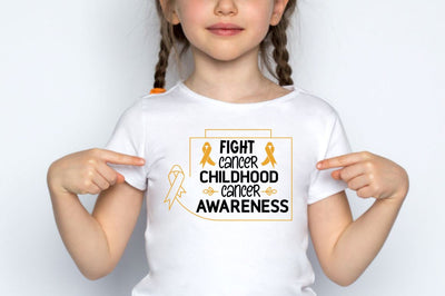 Fight cancer childhood cancer awareness SVG SVG DESIGNISTIC 