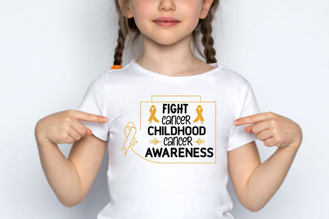 Fight cancer childhood cancer awareness SVG SVG DESIGNISTIC 