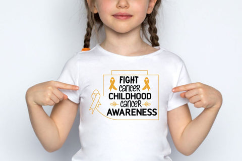 Fight cancer childhood cancer awareness SVG SVG DESIGNISTIC 