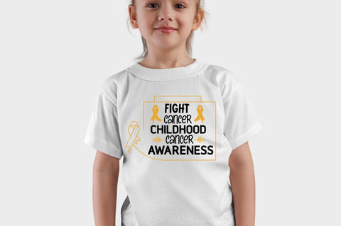Fight cancer childhood cancer awareness SVG SVG DESIGNISTIC 