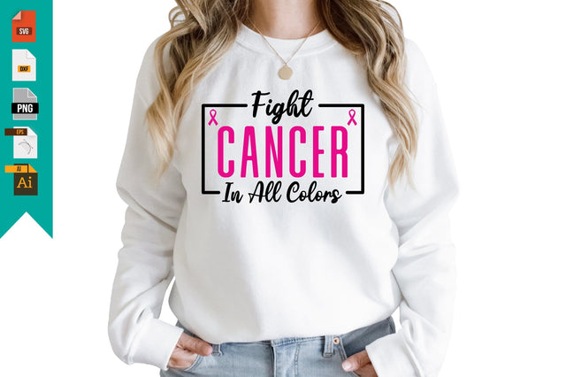 Fight Cancer in All Colors SVG Craftlabsvg24 