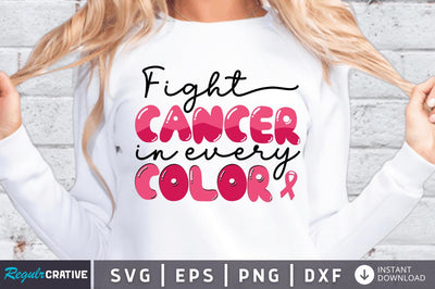 Fight cancer in every color SVG SVG Regulrcrative 