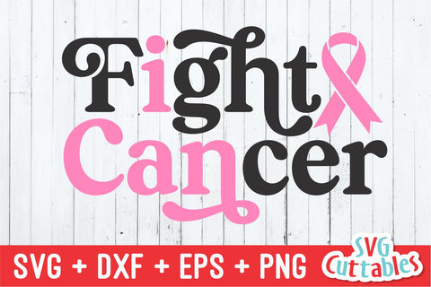 Fight Cancer svg - Breast Cancer Awareness - svg - dxf - eps - png - Cut File - Silhouette - Cricut - Digital Download SVG Svg Cuttables 